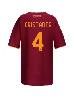AS Roma Bryan Cristante #4 Replika Hemmakläder Dam 2025-26 Kortärmad